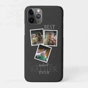 3 Photo Collage Dad Family Memorable Father's Day iPhone 11 Pro Case