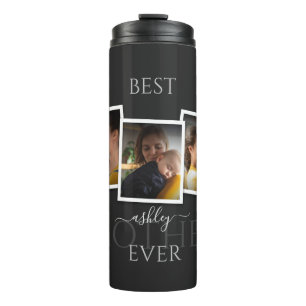 3 Photo Collage Mum Family Memorable Mother's Day Thermal Tumbler