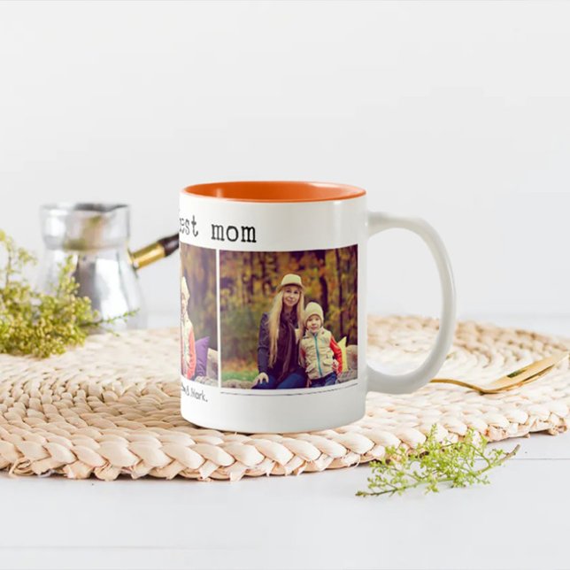 3 Photo Collage Wor'ld's Best Mum Coffee Mug (Creator Uploaded)