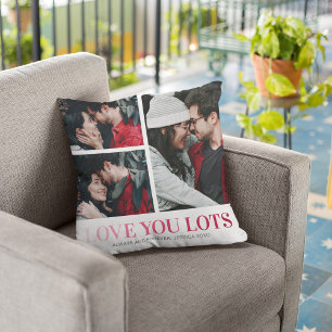 3 Photo Couple Keepsake Cushion