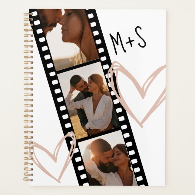 3 Photo Friends Couple BFF Trendy Film Minimalist Planner (Front)