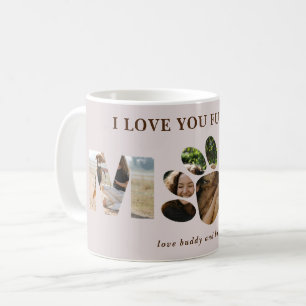 3 Photo Paws Fur Dog Mom Personalized Mug