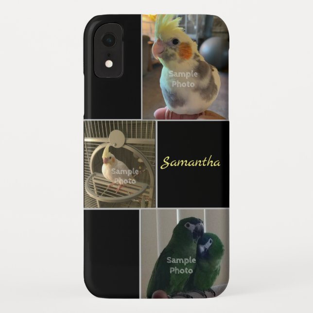 3 Photo Personalised Case-Mate iPhone Case (Back)
