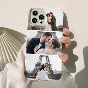 3 Photos Custom Collage iPhone 15 Mini Case