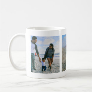 3 PHOTOS Happy Family Holidays Treasured Memories Coffee Mug