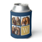 3 Photos - Instagram Photo Collage Custom Monogram