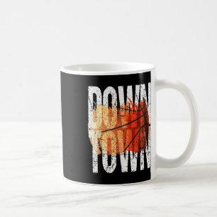 3 Point Shot Bysketbyll Graphic - Downtown Coffee Mug