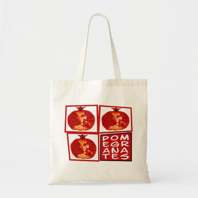 3 Pomegranate fruits Tote Bag (Front)