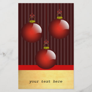 3 Red Ornaments Flyer