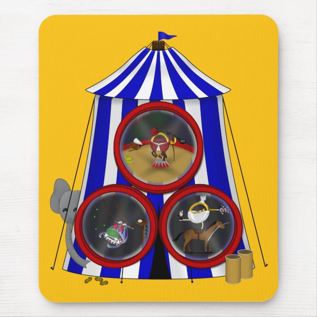 3 Ring Circus -  Mouse Pad (Front)