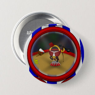 3 Ring Circus - Ringmaster 7.5 Cm Round Badge
