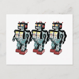 3 Robots Postcard