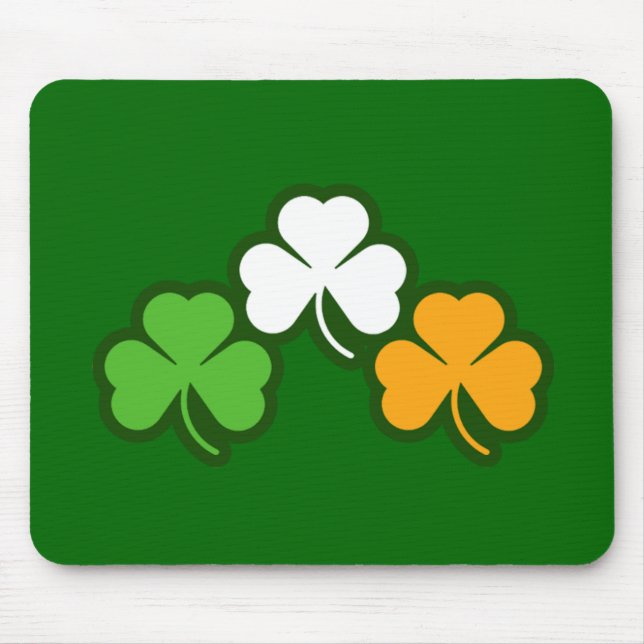 3 Shamrock Mouse Pad (Front)