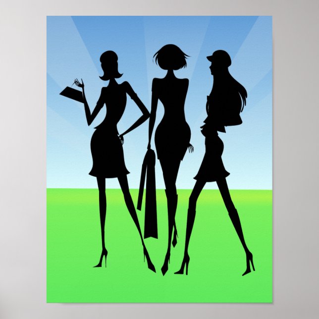 3 Shopping Women Friends Poster (Front)