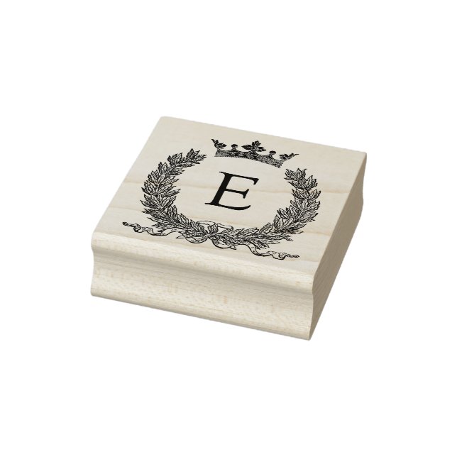 3 sizes rubber stamp Monogram Initial Letter E (Stamp)