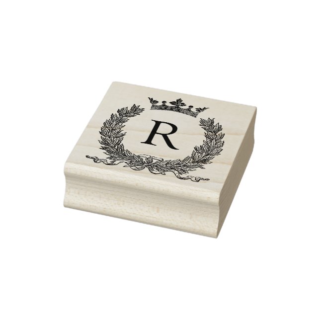 3 sizes rubber stamp Monogram Initial Letter R (Stamp)