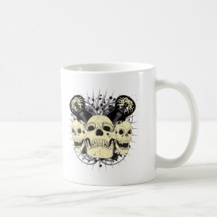 3 Skull Guitars Coffee Mug
