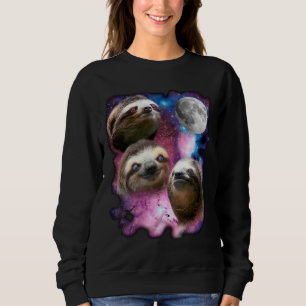 3 Sloth Moon Sweatshirt