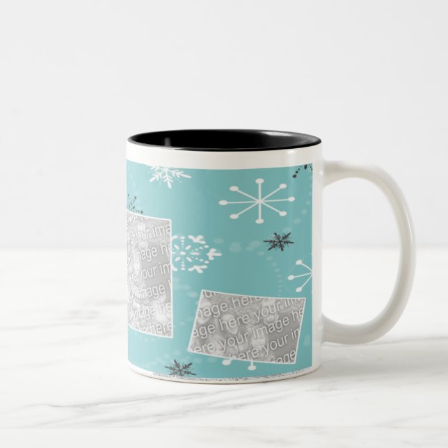 3 snow amigos Two-Tone coffee mug (Right)