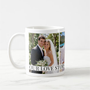 3 Special Couple/Family Photos & Long Message Coffee Mug