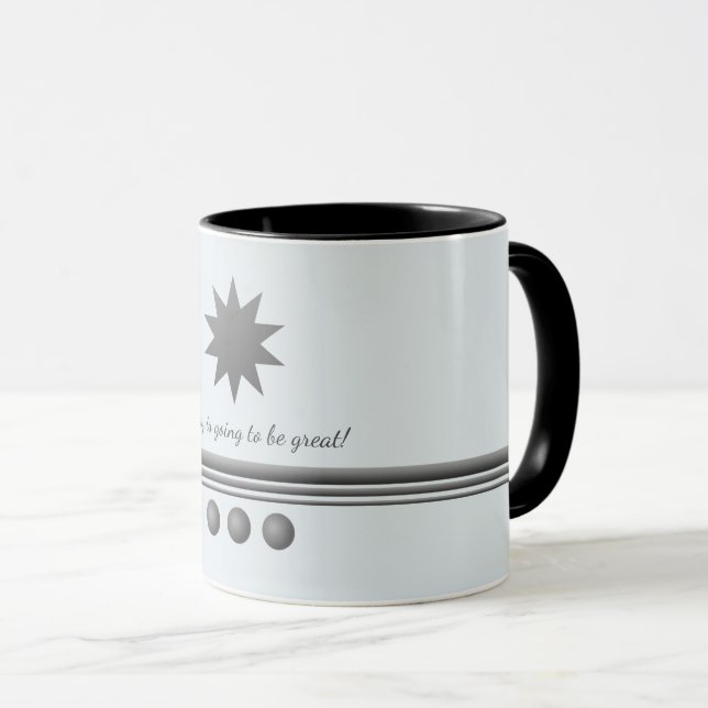 3 Sphere Silver Text Professional Mug (Front Right)