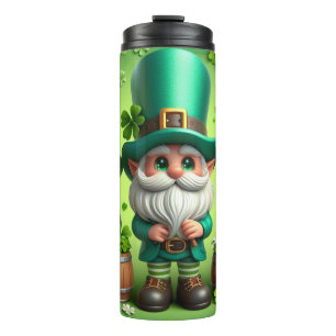 3 St Patrick's Day Gnomes Thermal Tumbler