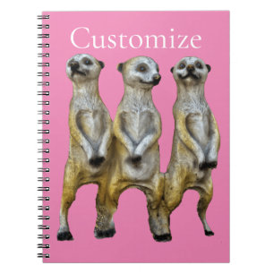 3 Standing Meerkats Thunder_Cove  Notebook