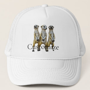3 Standing Meerkats Thunder_Cove Trucker Hat