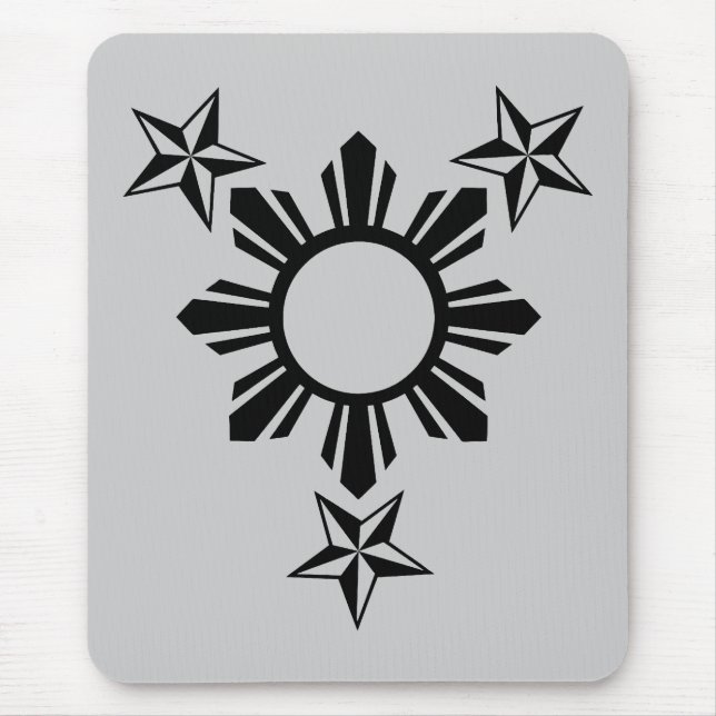 3 Stars and Sun Mouse Pad (Front)