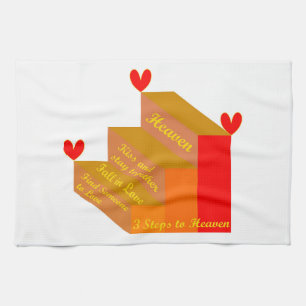 3 Steps to Heaven Cutting Board Tea Towel