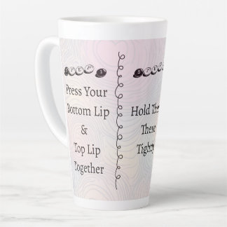 3 steps to Shut Up Funny Custom Text Latte Mug