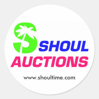 3" Sticker, Sheet of 6 Classic Round Sticker