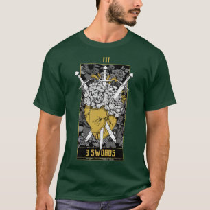 3 Swords Tarot d Gold T-Shirt