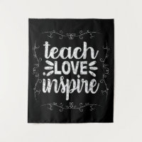 3- Teach Love Inspire Shirt, Retro Vintage Teacher