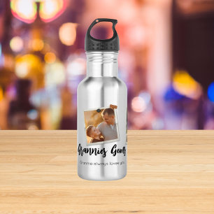 3 Three Photo Modern Elegant Collage Family Love 532 Ml Water Bottle