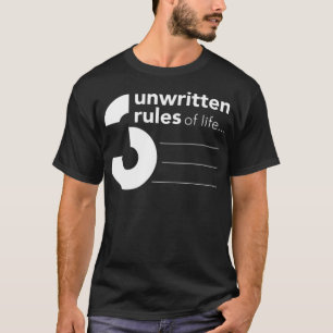 3 unwritten rules of kiddin penelope  T-Shirt