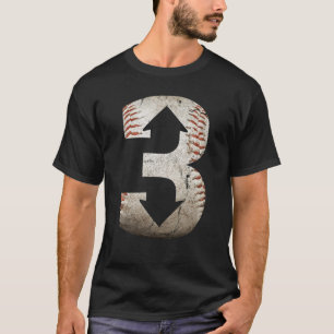 3 Up 3 Down   Three Up Three Down Baseball T-Shirt