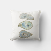 3 Watercolor Oysters- Vertical Design