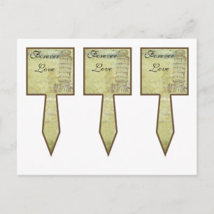 3 Wedding in Pisa Cup Cake Picks Postcard