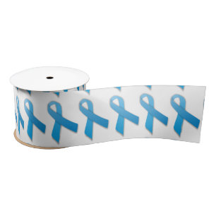 3" Wide Satin Prostate Cancer Awareness Ribbon Satin Ribbon