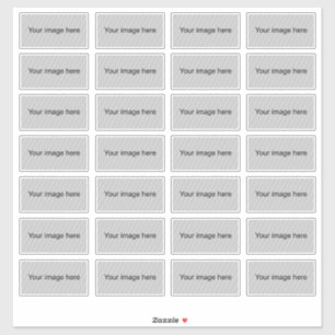 3" wide stickers - 28 sticker sheet