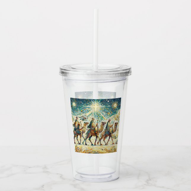 3 Wise men Acrylic Tumbler (Front)