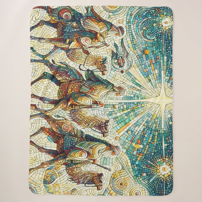 3 Wise men Sherpa Blanket (Front)