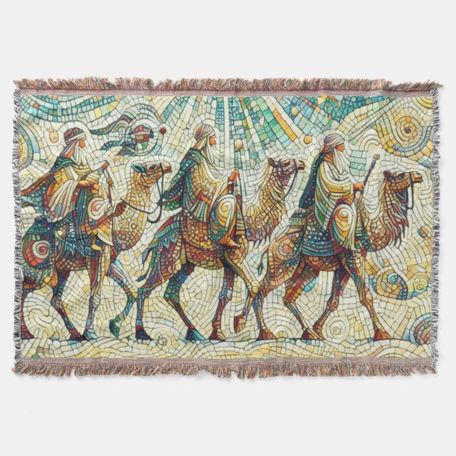 3 Wise men Throw Blanket (Front)
