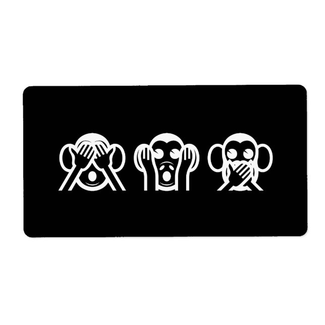 3 Wise Monkeys Emoji (Front)