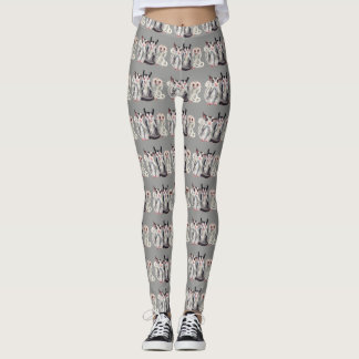 3 wise sugar gliders leggings