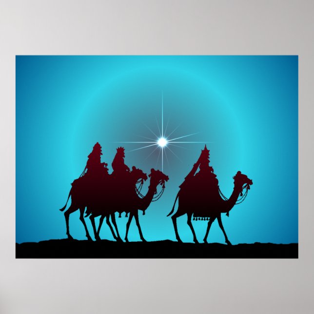 3 WISEMEN & STAR by SHARON SHARPE Poster (Front)