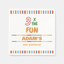 3 X The Fun Colourful Birthday