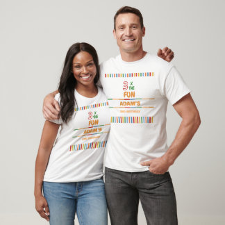 3 X The Fun Colourful Birthday T-Shirt