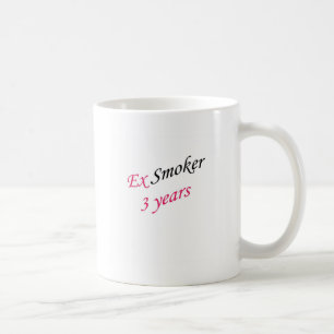 3 year ex-smoker coffee mug